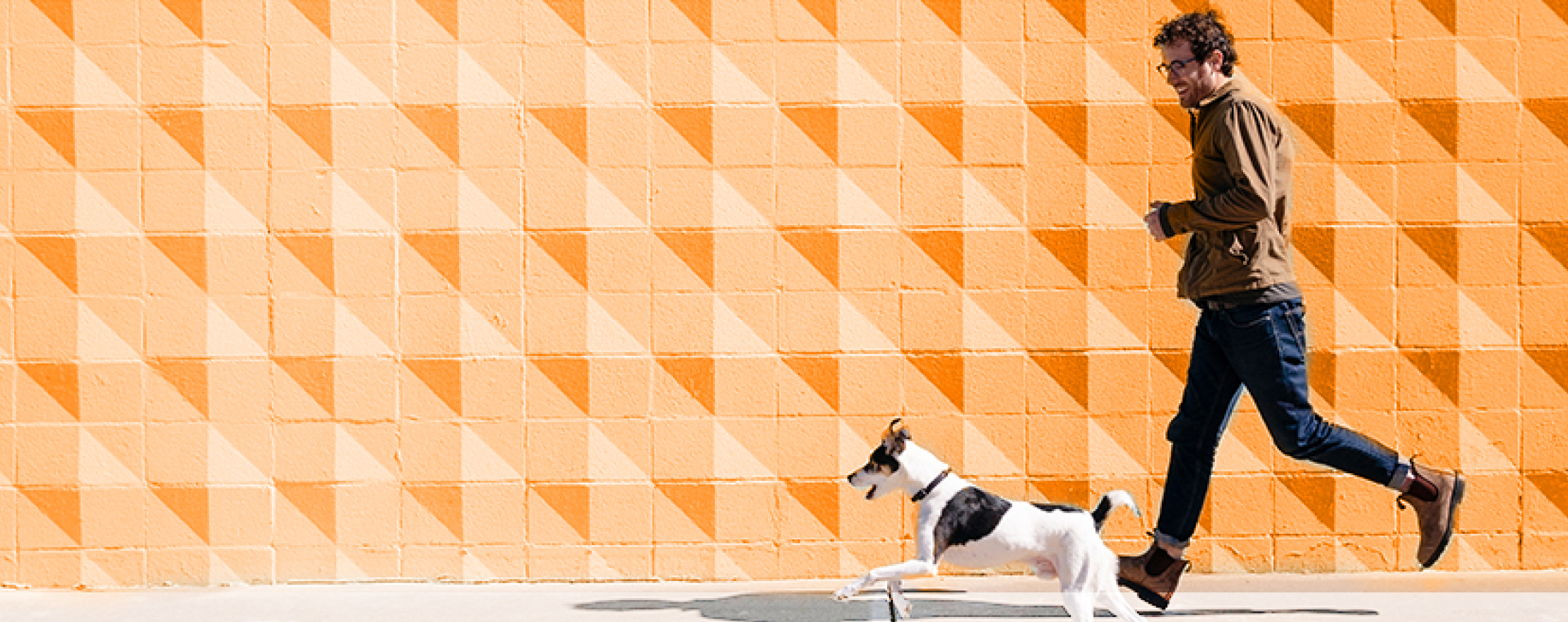 CIMZIA® patient running with dog